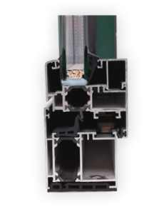 Aluminum window with thermal break - Seicento