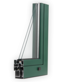 Aluminum window with thermal break - Seicento