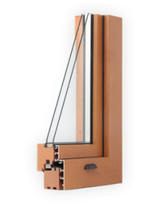 Wood-aluminium window - Slim - Line version
