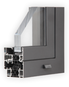 Aluminum window with thermal break - Ottocento