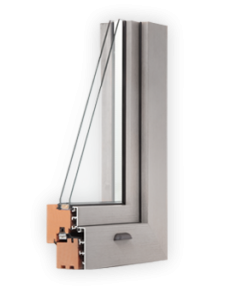Wood aluminium window - Alfa - Line version 