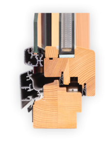 Wood-aluminium window - Eta