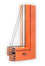 Wood aluminium window - Slim - Complanare version Wood aluminium window - Slim - Complanare version