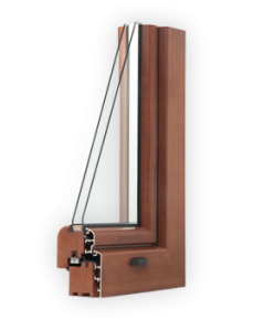Wood-aluminium window - Slim - Soft version