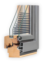 Wood aluminium window - Eta Wood aluminium window - Eta